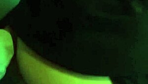 Chava Amateur Fucks in Front of Mirror Wearing Black Dress