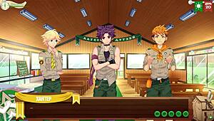 Game Friends Camp Episode 28: Relaxing with Natsumi Russian Voice Acting