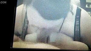 bbw wife gives detailed blowjob to husband