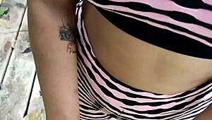 I love fucking outdoors with my coach's massive cock