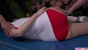 Sporty Japanese Kaho delivers insolent cock sucking in outdoor group banging. See more at SlurpJP com!