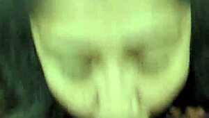 Latina Wife Giving Close-Up Blowjob And Ass Sex