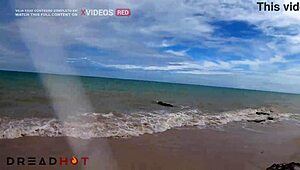 fucking dreadhot under the cliff outdoor