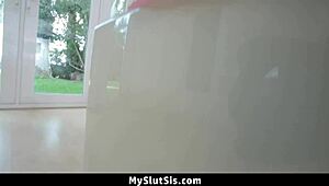 Stepbro Wants A Nice Treat If His Stepsis Wants The Money - Myslutsis