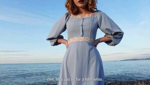 Første date ender i vild kneppen! Hvor stram er hun?