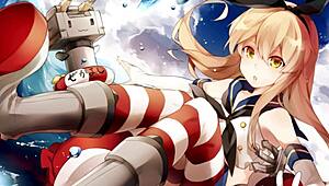 shimakaze wants to make you her sexual slave in this hentai femdom!