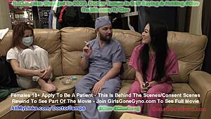 New Hooters Girl Blaire Celeste Humiliated in Physical Exam by Dr Stacy Shepard!