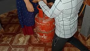 Indian Couple Achieves Orgasm In Kitchen Doggystyle