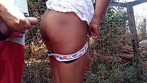 Indian Pornstar Banging Chinese Brunette's Ass in Anal Sex