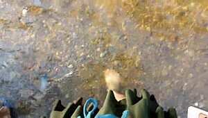 OMG, found this cute slut in the countryside and we banged in a cabin! 🔥