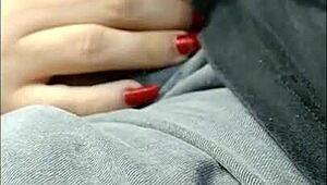 More bomb latina head in florida car interracial