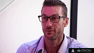 Yo, check how wild masseuse Emma Rosie oils up and rides her old teacher!