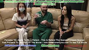 New Hooters Girl Blaire Celeste Humiliated in Physical Exam by Dr Stacy Shepard!