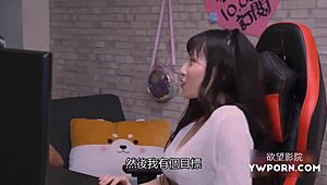 Hey, wanna watch this hot Chinese babe play dirty games on stream?
