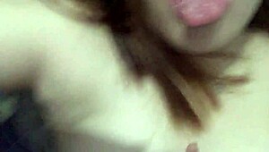 Is your horny filipina girlfriend masturbating while it's raining outside?