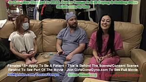 New Hooters Girl Blaire Celeste Humiliated in Physical Exam by Dr Stacy Shepard!