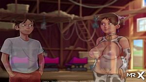 Summertime Saga - Rozbici w stodole po gorącym seksie!