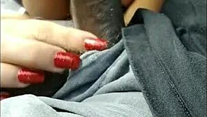 More bomb latina head in florida car interracial