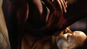 Artsy Lesbian Body Paint with Alexis Fawx and Ana Foxxx