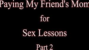 Paying Paris Knight for steamy sex lessons with my friend’s hot mom, part 2.
