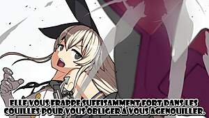 shimakaze wants to make you her sexual slave in this hentai femdom!