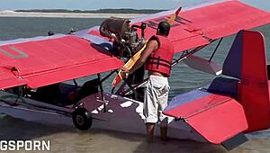 Classic blonde with big tits drilled hard in her rear.