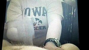 bbw wife gives detailed blowjob to husband