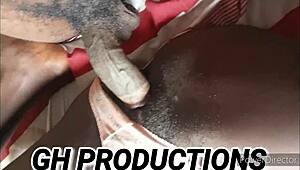 Yaa baby gives me a quick suck and fuck with big black cock