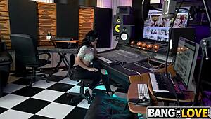 Crystal Rush from Russia gets banged hard in missionary, bent over, doggystyle, and riding positions with big tits bouncing.