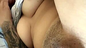 Mira's fingers glide over her creamy wet vagina