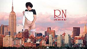 Giant Lady Without Panties Stuns City With Amazing Show