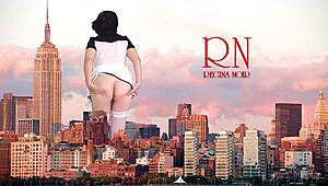 Giant Lady Without Panties Stuns City With Amazing Show