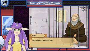 Avatar Shower Fun With Emotional Trainer Moments