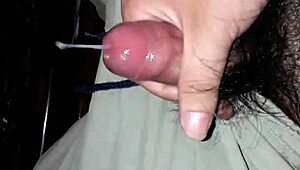 solo vietnamese guy strokes and shoots hot load