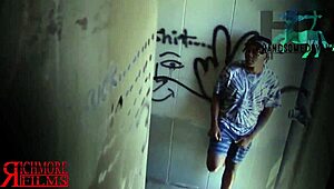 Karen Gets Face Fucked By Lilil And Handsomedevan In The Stairwell.