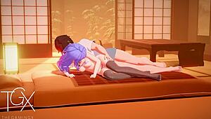 Anime Hentai Game With Roxy In Various Positions