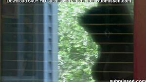 They tied up for a wild bondage threesome, spanking and deepthroating all night