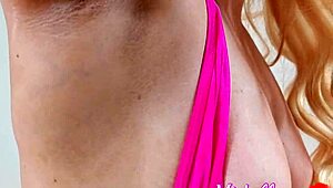 Pov suck on mommy's tits. Lick her armpit too.