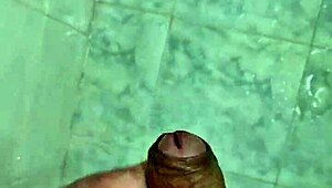 Young Brazilian Jerking Off In Shower Feels Intense Pleasure