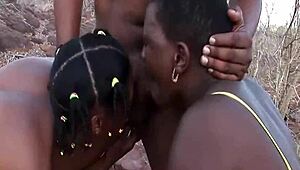 wild african safari sex orgy with big cocks