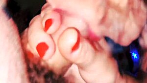 stepmom gives intense blowjob to slutty amateur