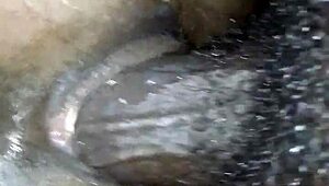 horny wife riding wet pussy gets fucked hard with creampie and oral, leaving her craving more