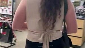 Omg, remote control Lovense play in public Ace Hardware store, hidin’ back orgasms!