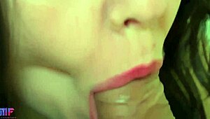 sensual close-up oral session with russian pov