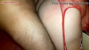 Amateur gloryhole action with hot ass fucking