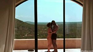 ebony couple learning love through sensual massage