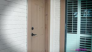 Watch This Blonde Babe Get Her Asshole Opened And Cum In Mouth Outdoors!