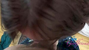 super sexy valentina jade amateur with pretty blue eyes sucks cock and orgasms on cock pov