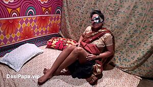 Indian Girl With Big Boobs Gets Wild Blowjob Action!