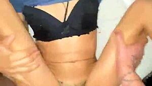 this latina's pussy can't handle that huge mexican cock, it's way too big!